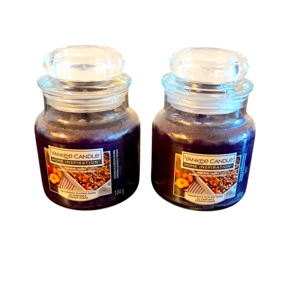 Yankee Candle Home Inspiration Plum Berry Crumble Small Jar Candle